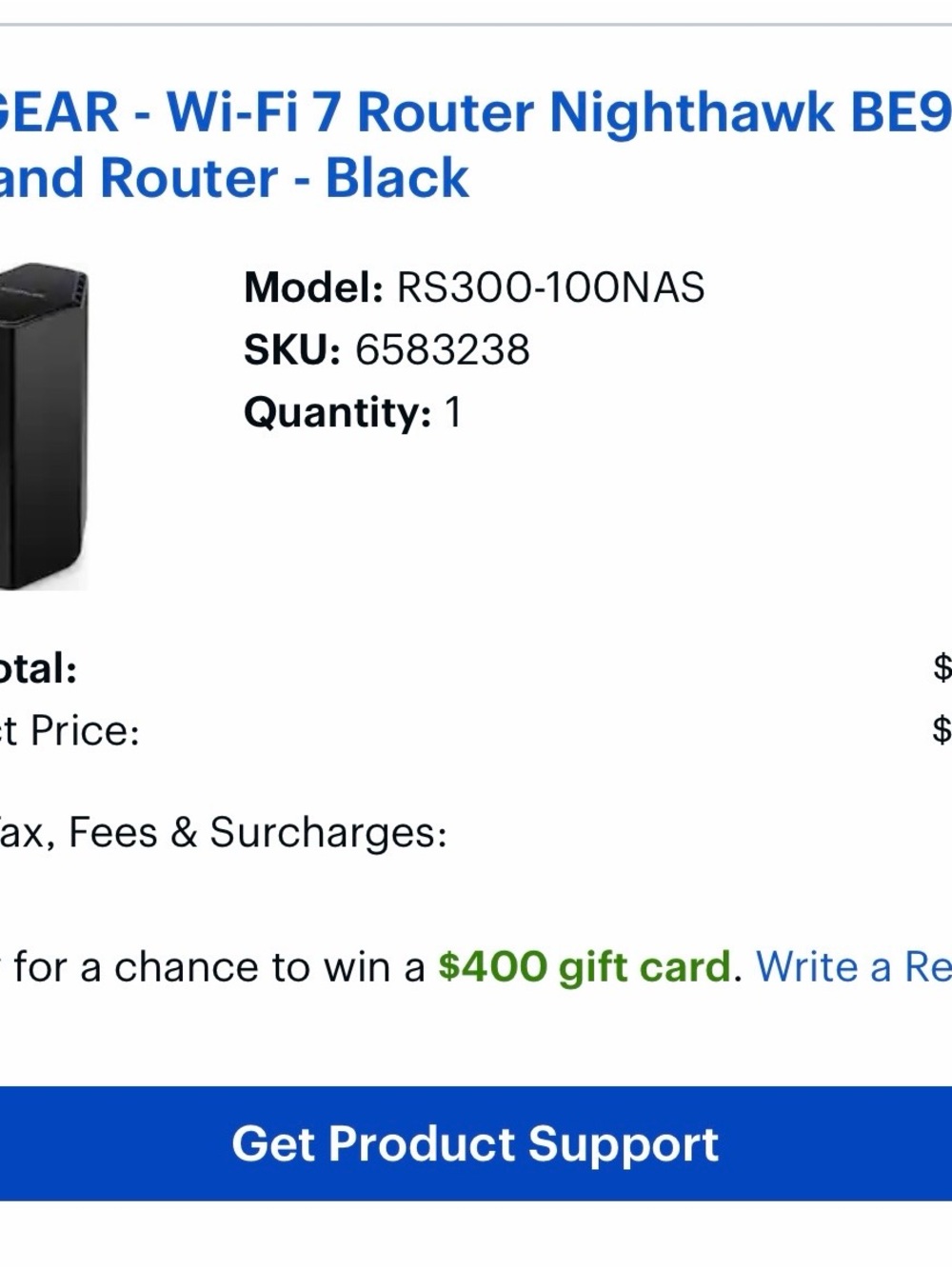 NETGEAR - Wi-Fi 7 Router Nighthawk
BE9300 Tri-band Router - Picture 2 of 2